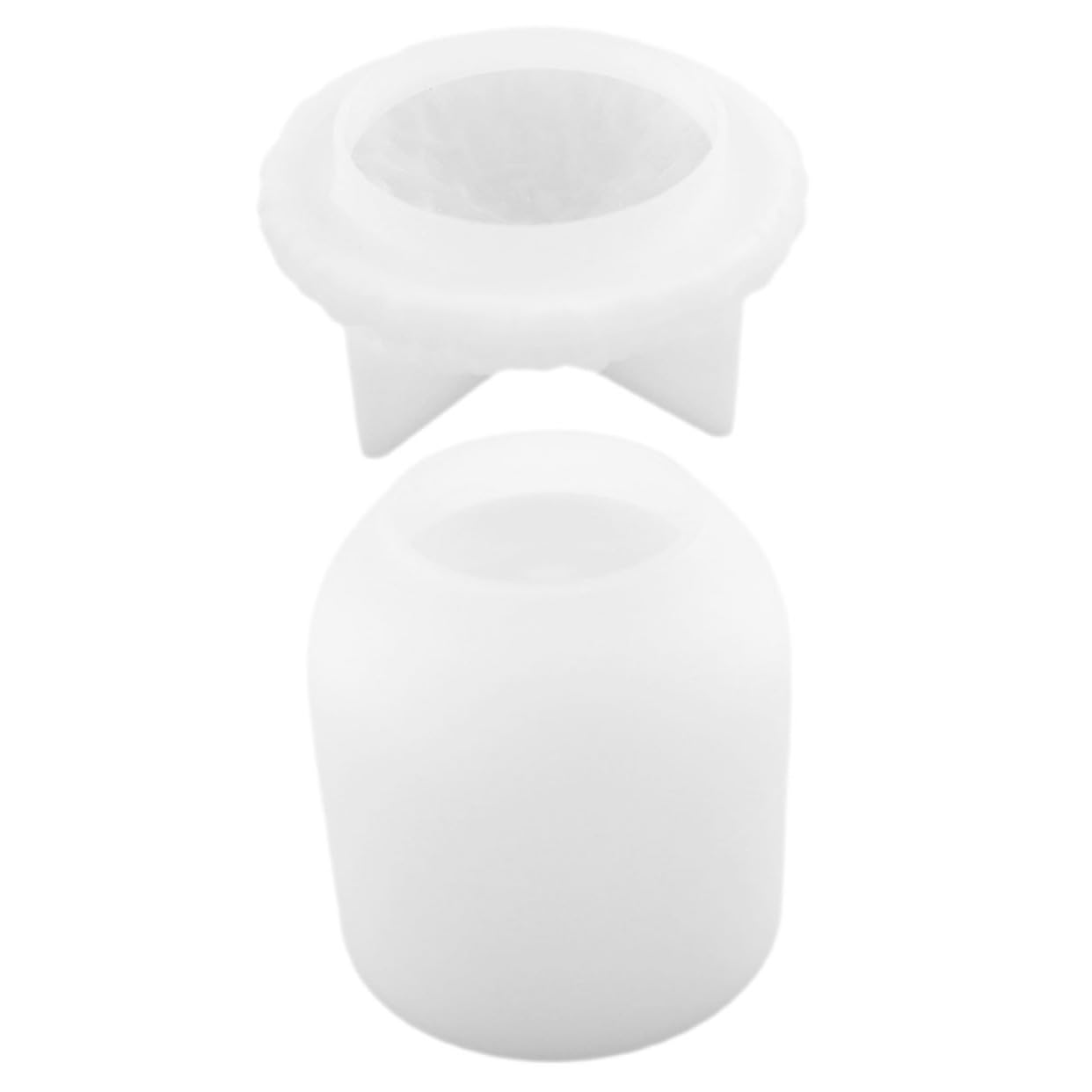 Lurrose 3 Pièces Accessoire Bricolage Decoration Stockage Pots décor Moule Bougie Moule à panettone Moule en Silicone pour bonbonnière moules de fête en Silicone Gel de silice