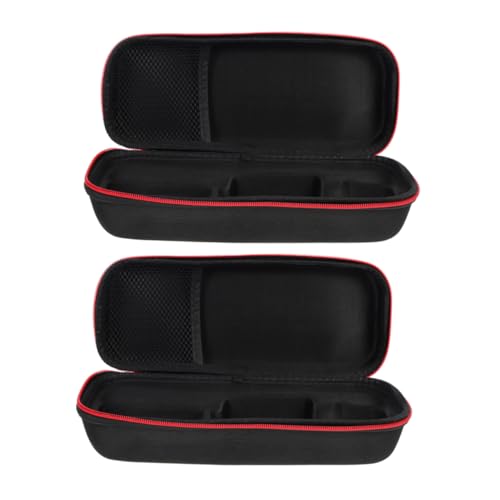 BESPORTBLE 2Pcs Microphone Storage Pouch Portable Zipper Carrying Case for Mic Accessories Lightweight and Durable Design for Travel Stylish Holder for Microphone Protection