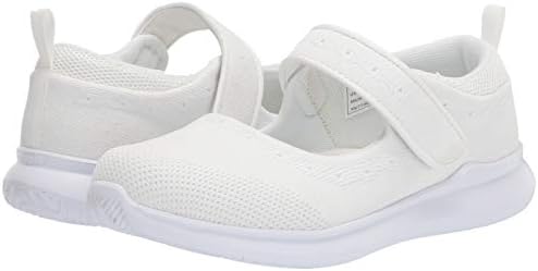 Propét Womens Travelbound Mary Jane Flat,White,7.5 Wide US | Image 6
