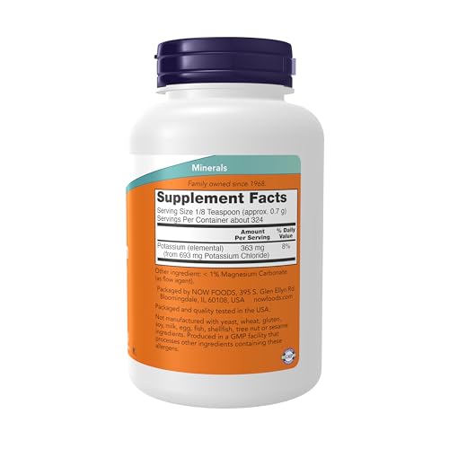 NOW Foods - Potassium Chloride Pwd 8 ounce
