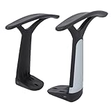 ARTIBETTER 2pcs Ergonomic Office Chair Armrests Desk Arm Rests Plastic Armrests for Computer Chairs Replacement Parts for