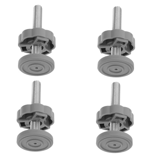 CIMAXIC 4pcs Replacement Spindle Rods for and Pet Safety Gates Threaded Spindle Rods with Nuts for Wall Mounting Ideal for Dog and Gate Installation Durable Gate Replacement Parts