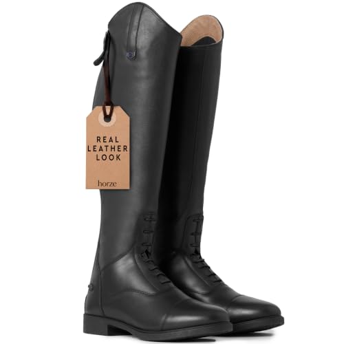 Image of HORZE Rover Tall Field Riding Boots for Women, Rider Equestrian Boots