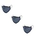 Ramona Lippert - Stoffmaske für Damen und Herren mit Gummiband - 3er Set Mundschutz Maske Jeans blau - Mundnasenschutzmaske waschbar - 100% Baumwolle - 2-lagig