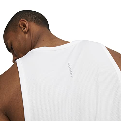 Puma Men's Run Favorite Singlet, White, Medium #TOP1