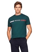 Tommy Hilfiger Men's M Paul TEE T-Shirts, Cypress Green, LG