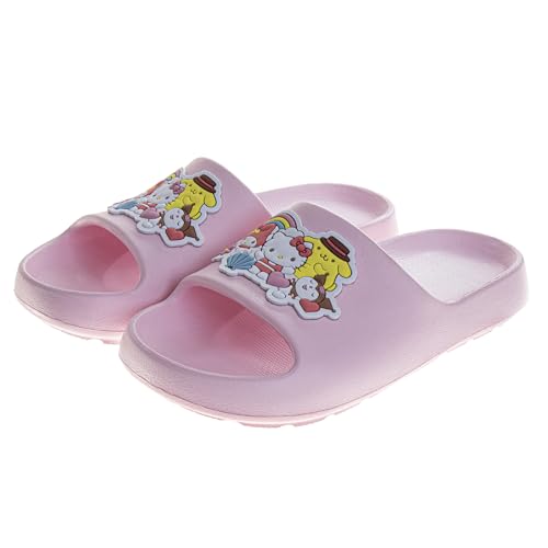Image of Josmo Sanrio Hello Kitty Slides Open Toe Sandals - Summer Beach Water Pool Shoes (sizes: Little Kid /Big Kid - Adults)