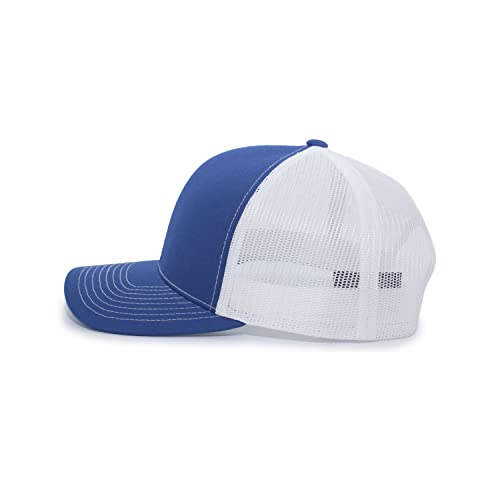 Image of Pacific Headwear Contrast Stitch Trucker Snapback