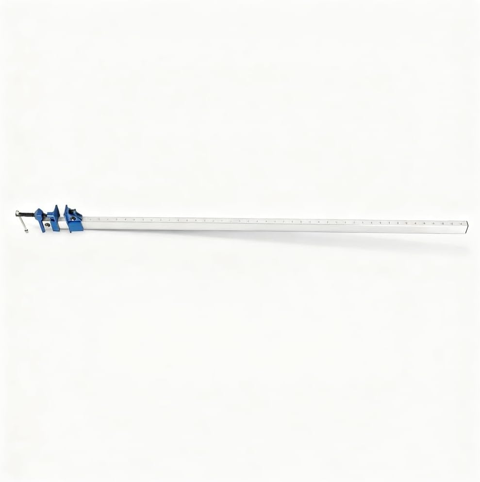 Woodworking Bar Clamp, Aluminum Alloy, Adjustable 1125mm F Clamp - One Handed Operation, Wear, Ideal for Carpenters and Woodworkers