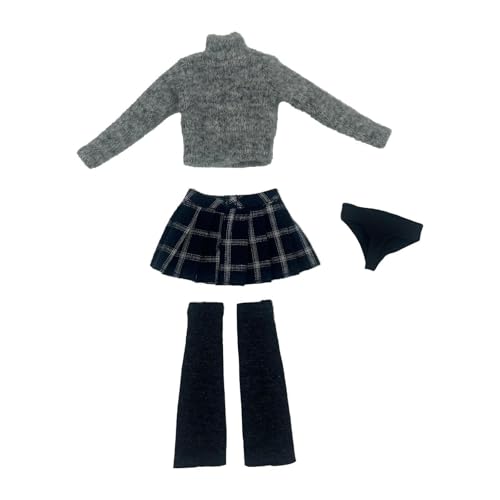 Mini-jupe 1:6 pour figurine 12 pouces Baoblaze ensemble de vêtements pour poupée mannequin féminine
