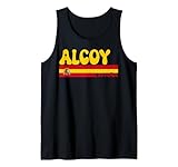 Retro ALCOY Ciudad España Vintage Estética Verano Vacaciones Camiseta sin Mangas