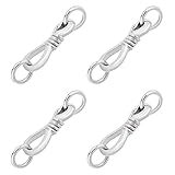 HALLAZGOS DE JOYAS DE BRICOLAJE: puede hacer fácilmente joyas elegantes con estos cierres de gancho en S como conector para unir collares, pulseras, etc., regalo para el Día de San Valentín, Halloween, Navidad, cumpleaños