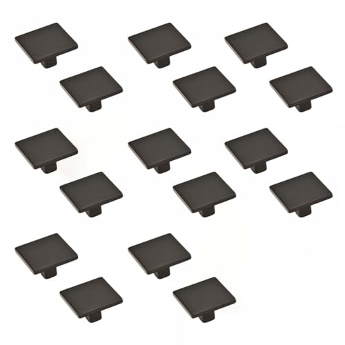 Image of Bniture Premium Cabinet Knobs and Pulls, Dresser Drawer Handles, Kitchen Knobs (Black Finish) (Pack of 12)