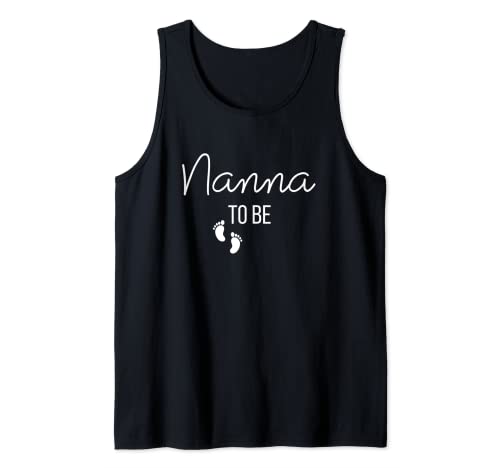 Nanna To Be I'm Voy a ser un anuncio de embarazo de Nana Camiseta sin Mangas
