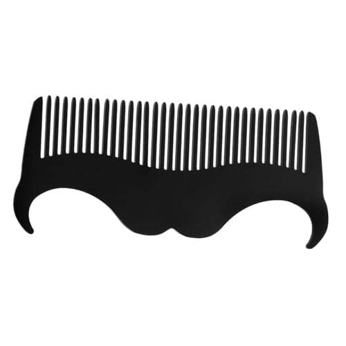 FOYTOKI Beard Styling Comb Men's Beard Accessory Mustache Shaper Beard Trimming Guide Stainless Steel Beard Comb Beard Shaping Tool Comfortable Design