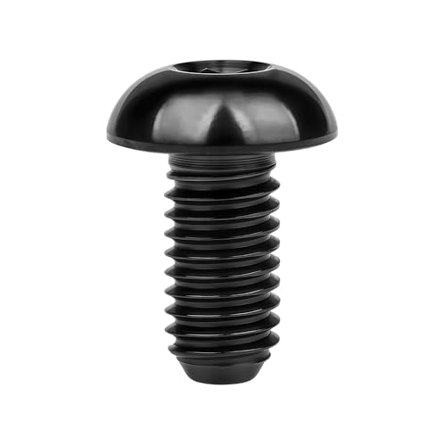 Image of Titanium Bolt M3 8 10 12 15mm Allen Key Head Screws for Bicycle Pack of 4 (Black, M3x10mm)