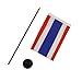 AZ FLAG - Thailand Table Flag 4'' x 6'' - Thai Mini Desk Flag 100% Polyester 15 x 10 cm - Office Banner with 10'' Pole - Golden Spear