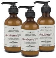 Alphaderma CE Anti-Aging Bundle three 4 oz. bottles