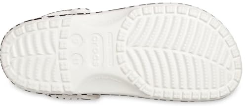 Image of Crocs Unisex-Adult Classic Graphic Clogs, Checkered, 4 Women /2 Men