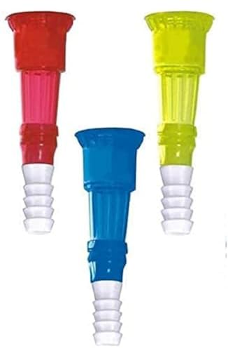 AKKIAGRO Pipe Plastic Connector PVC Jointer Hose Fast Fitting, for water tap jointer 1/2 inch (Tap connectors + 3/4 inch Hose Clamps, 3)
