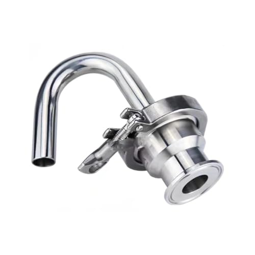 Soupape d'échappement tri-clamp 2" en acier inoxydable 316 usiné - 2