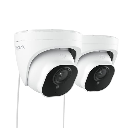 Reolink PoE Security Camera 5MP Super HD with Person/Vehicle Detection, IP67 Waterproof with microSD...