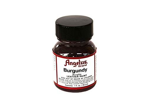 Angelus Acrylic Leather Paint - 1 Ounce, Burgundy