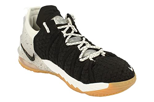Nike Boy's Lebron XVIII (Big Kid) Black/White/Gum Medium Brown 5.5 Big Kid M4