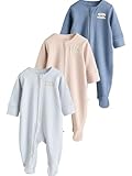 Looks tendance NEXT Bébé garçon Dors-Bien bébé à Inscription, Lot de 3 Bleu 6 Mois-9 Mois