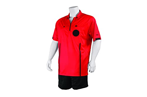 Kwik Goal Official Referee Jersey, Red, Large