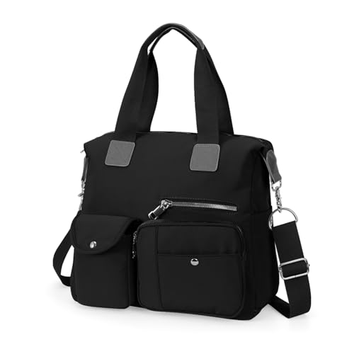 HAWEE Sac a Main Bandoulière Femme Sac à Main Cours Lycée avec Ba...