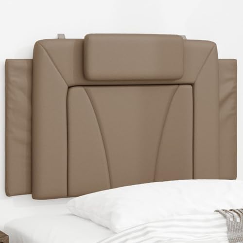 Gecheer Kopfteil-Kissen Cappuccino-Braun 80 cm Kunstleder, Bettkopfteil Kopfteil für Boxspringbetten Schlafzimmer Hotel-Design374764