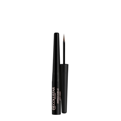 Collistar Impeccabile Eye Liner Waterproof, Eyeliner Marrone Lunga Durata 24h, Colore Intenso, Punta Ultra Sottile, Anti Sbavatura, Precisione Estrema, Formula Antiossidante, 2,5 ml
