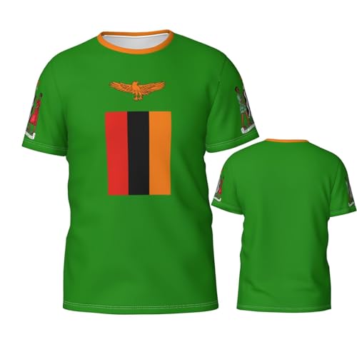 Tee shirt homme Zambie sport à col rond pour le running et fitness