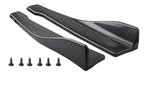 Kit difusor de parachoques trasero antichoque con faldas laterales protectoras universales