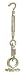 Bison, Inc. Rear Hold-Down Kit for T-Rex Portable Basketball System, Silver