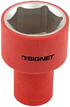 SIGNET: 1/2DR Insulated Socket, Hex, 1.2 inches (30 mm), E41430