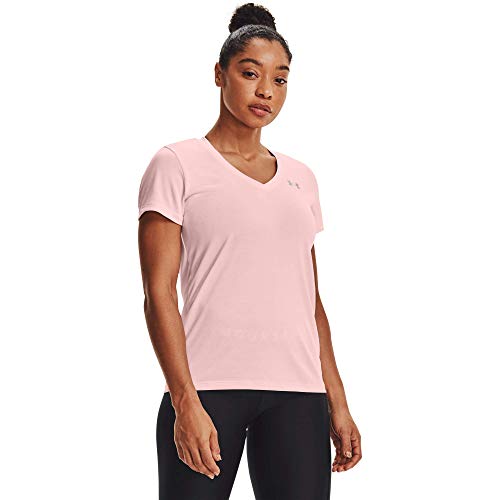 Image of Under Armour Womens Tech V-Neck Twist Short-Sleeve T-Shirt