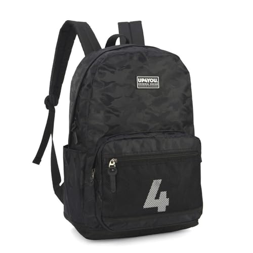 Mochila Costas Up4you Camuflada Preta Luxcel Mj48971up0600un