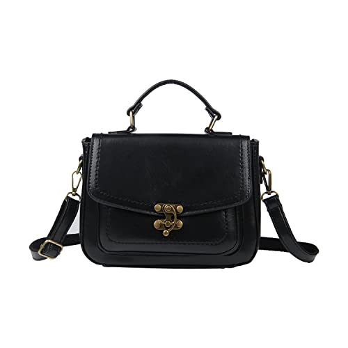 LUI SUI Damen Retro Handtasche Stilvolle Messenger Satchel Geldbörse Tasche Klassische Vintage Top Handle Taschen für Mädchen