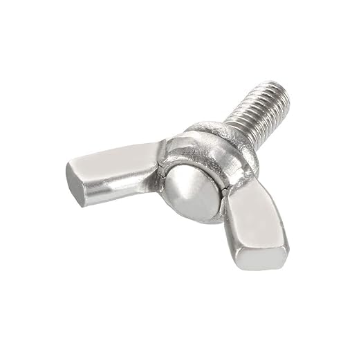 Wing Butterfly Screws, Carbon Steel Zinc Plated, 6-Piece Pack, Thumb Hand Screws for Electronic Equipment (M4 X 15MM)-image-19