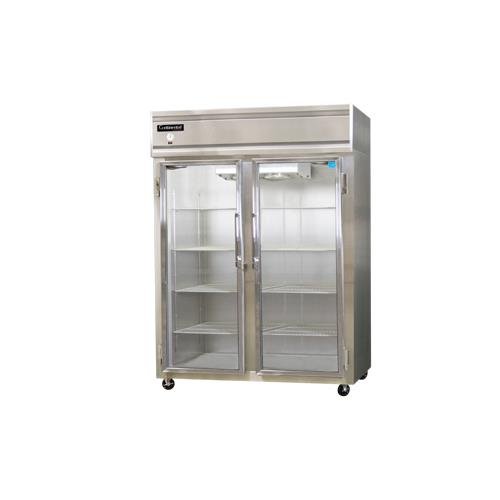 2FE-GD Extra-Wide Two Section Reach In Glass Door Freezer by Continental Refrigerator – Commercial Grade