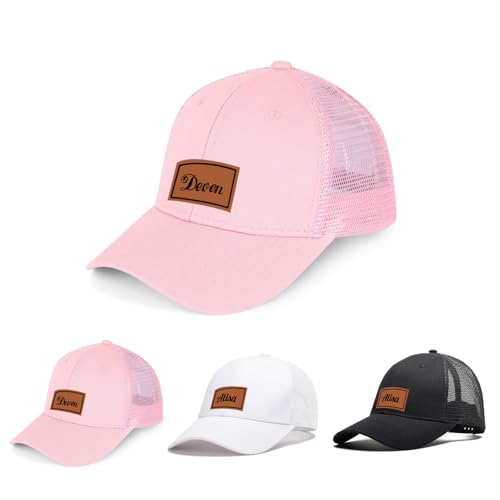 Personalized Toddler Baby Baseball Cap, Custom Baseball Hat with Name, Adjustable Snapback Truck Caps