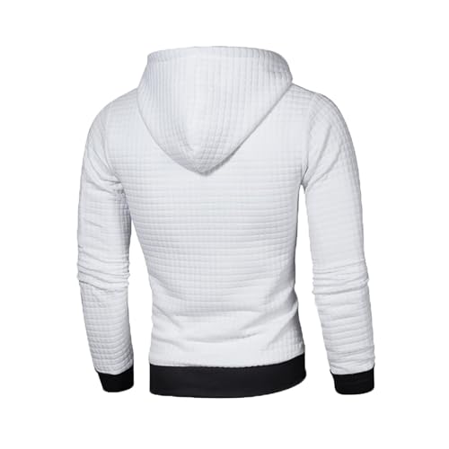 Men's Long Sleeve Hoodies Pure Comfort Classic Regular-Fit Hoodie Pullover Casual Loose-Fit Sweatshirts with Pockets3