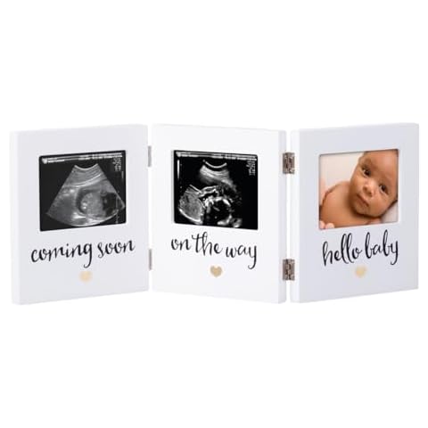 Pearhead Triple Sonogram Keepsake Frame for Parents Cover