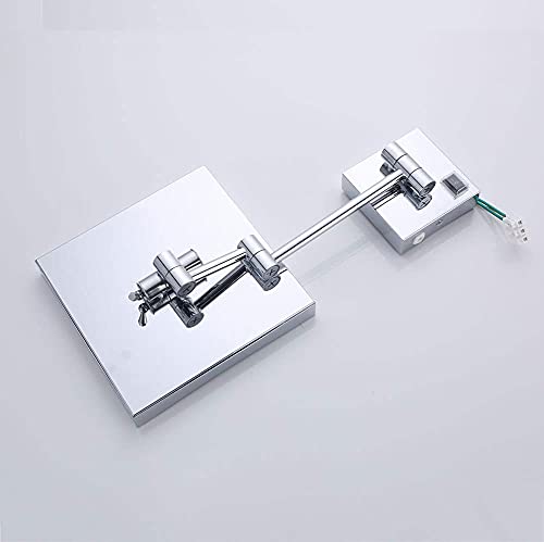 Miroir de salle de bain LED mural 8 pouces rechargeable - 5