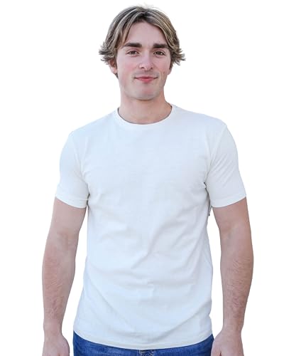 Hemp & Tortoise™ Men's Hemp T-Shirt – Soft, Durable & Eco-Friendly – 55% Hemp, 45% Organic Cotton – Breathable & Long-Lasting2