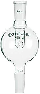 Chemglass CG-1322-12 Series CG-1322 Modified Rotary Evaporator Bump Trap, 250 mL Capacity, 24/40 Top Outer, 29/42 Lower Inner