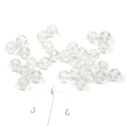 150 piezas cuentas para pesca con 3 agujeros miniatura 7
