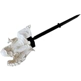 Veemoon Lampada Solare Decorativa a Forma di Angelo, Picchetto Luminoso per Prato e Giardino, Palo Solare per Tomba Senza Fili per Esterni, Illuminazione Artistica da Giardino per Cortile